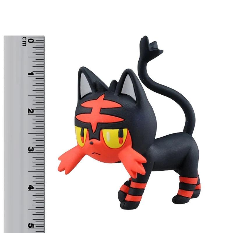 Takara Tomy Pokemon Moncolle EX Sun Moon 4 см мини игрушка Коллекция фигурка EMC04 Litten Новинка