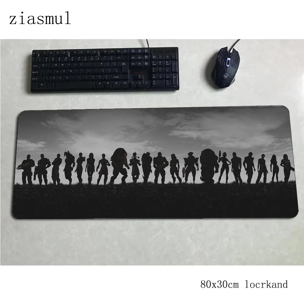 Mass effect padmouse 80x30 см игровой коврик для мыши милый большой коврик для мыши геймерский компьютерный стол 3d коврик notbook mousemat pc