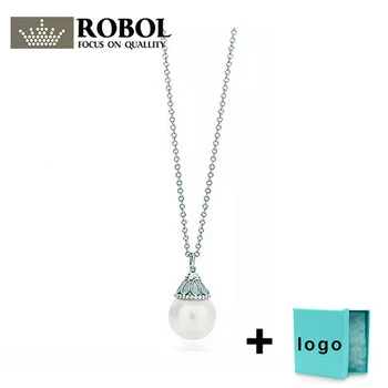 

XL TFB TTFF original 925 sterling silver fashion elegant style trendy DIY pendant necklace gift with original logo