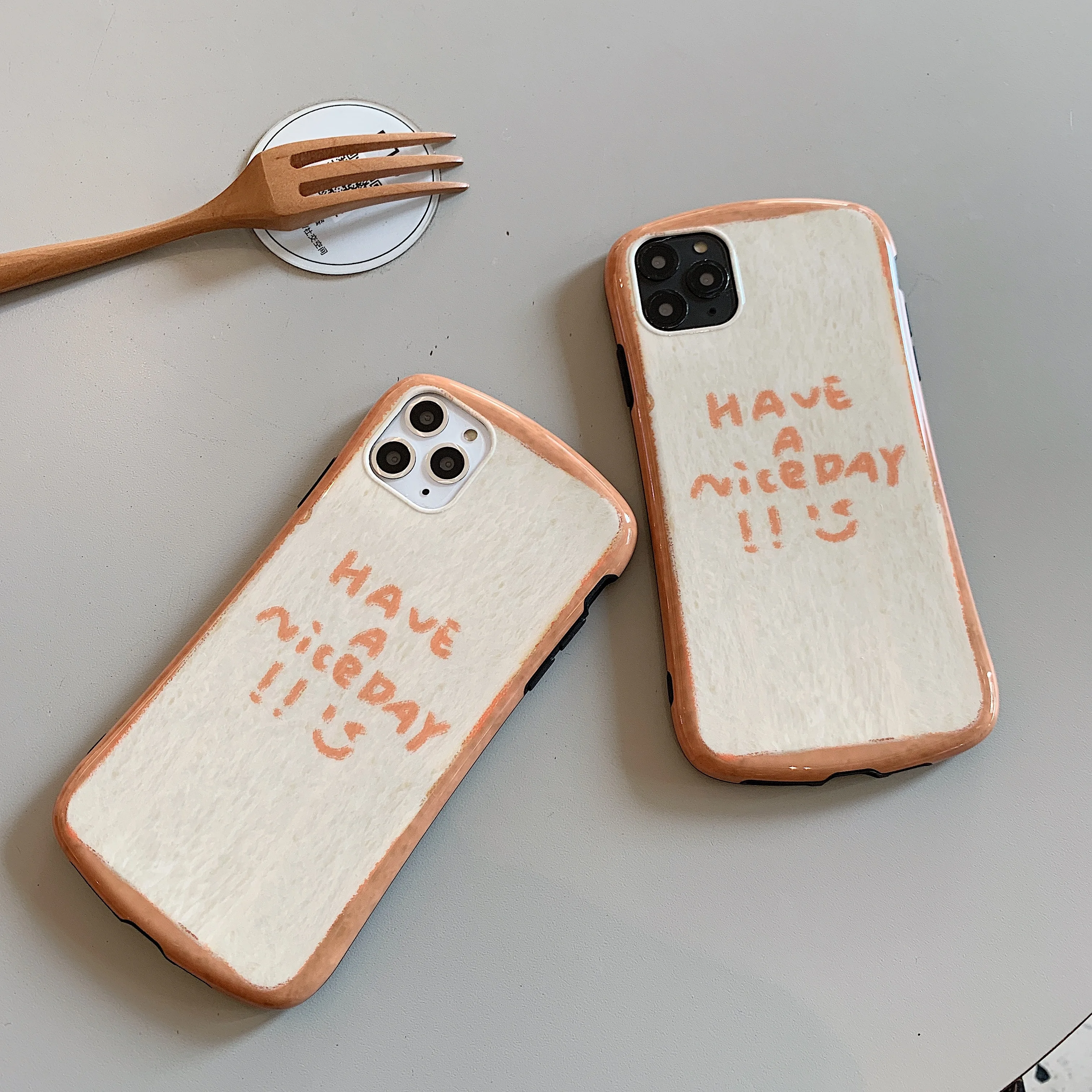 ORYKSZ Lovely Bread Pattern Silicone Phone Case For iPhone 11 Pro Max 6 6S 7 8 Plus X XS XR Xs Cover Soft Fundas Coque |