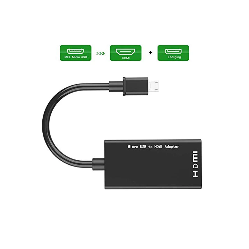 Микро USB к HDMI адаптер конвертер кабель 1080P HDTV для Android устройств samsung Galaxy Note 4, Note Edge, S2, LG, htc Xiaomi M8