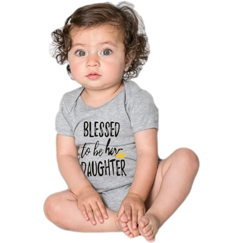 Blesses To Be Hair/Одежда для новорожденных; Летние Детские боди из хлопка; детские комбинезоны; одежда для маленьких мальчиков и девочек