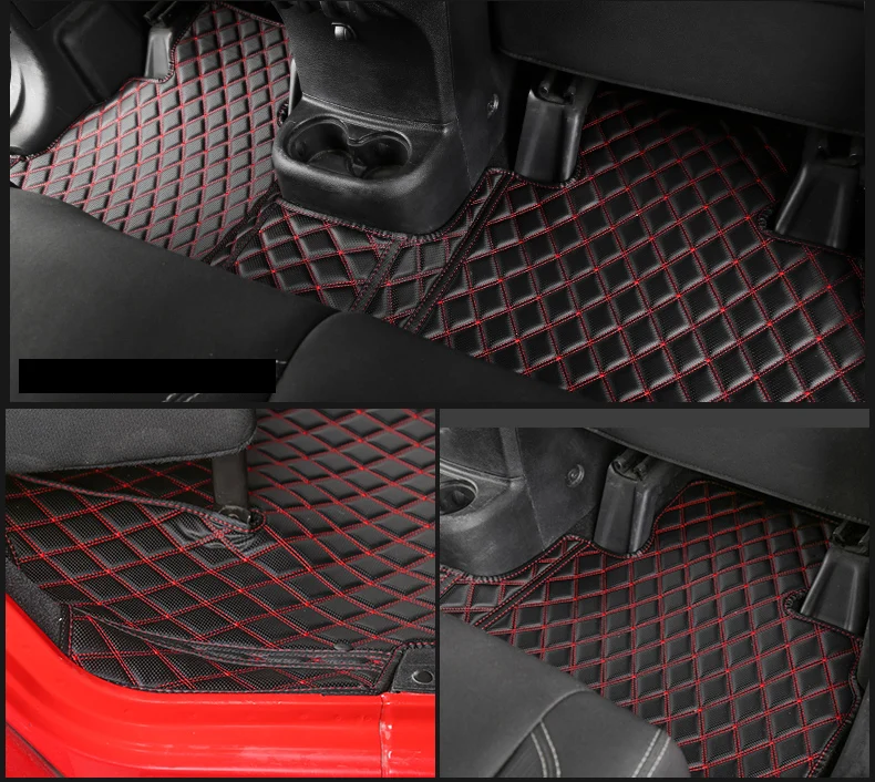 Кожаные автомобильные коврики для jeep wrangler JK JL 2006- Запчасти Аксессуары rubicon авто ковер