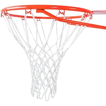 

Heavy Duty Basketball Net Replacement,All Weather Anti Whip, Fits Standard Indoor or Outdoor Rims,White,12 Loops