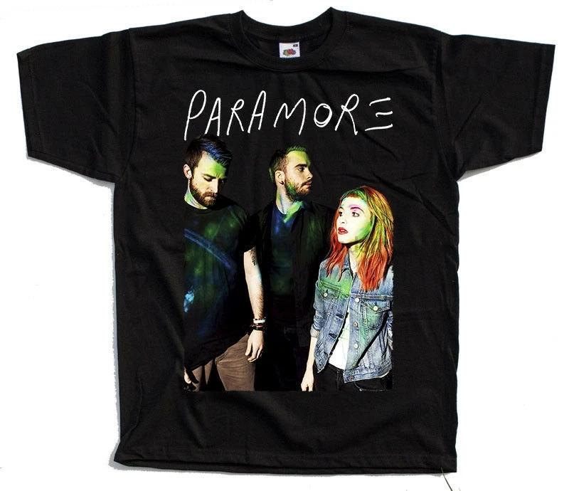 

Paramore V4 pop-rock band Hayley Williams band photo T-SHIRT (BLACK) S-5XL