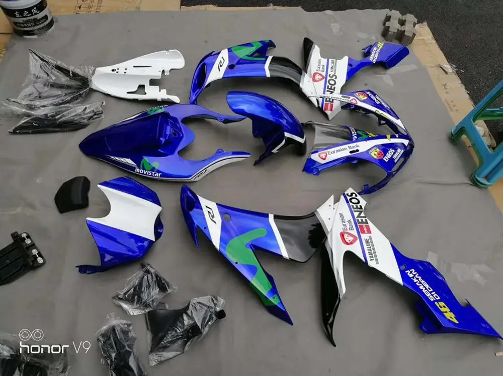 Обтекатель для Yamaha YZF1000 R1 YZF-R1 04-06 Кузов капот рамка Крышка боковая Панель брызговик крыло YZF 1000 2004 2005 2006