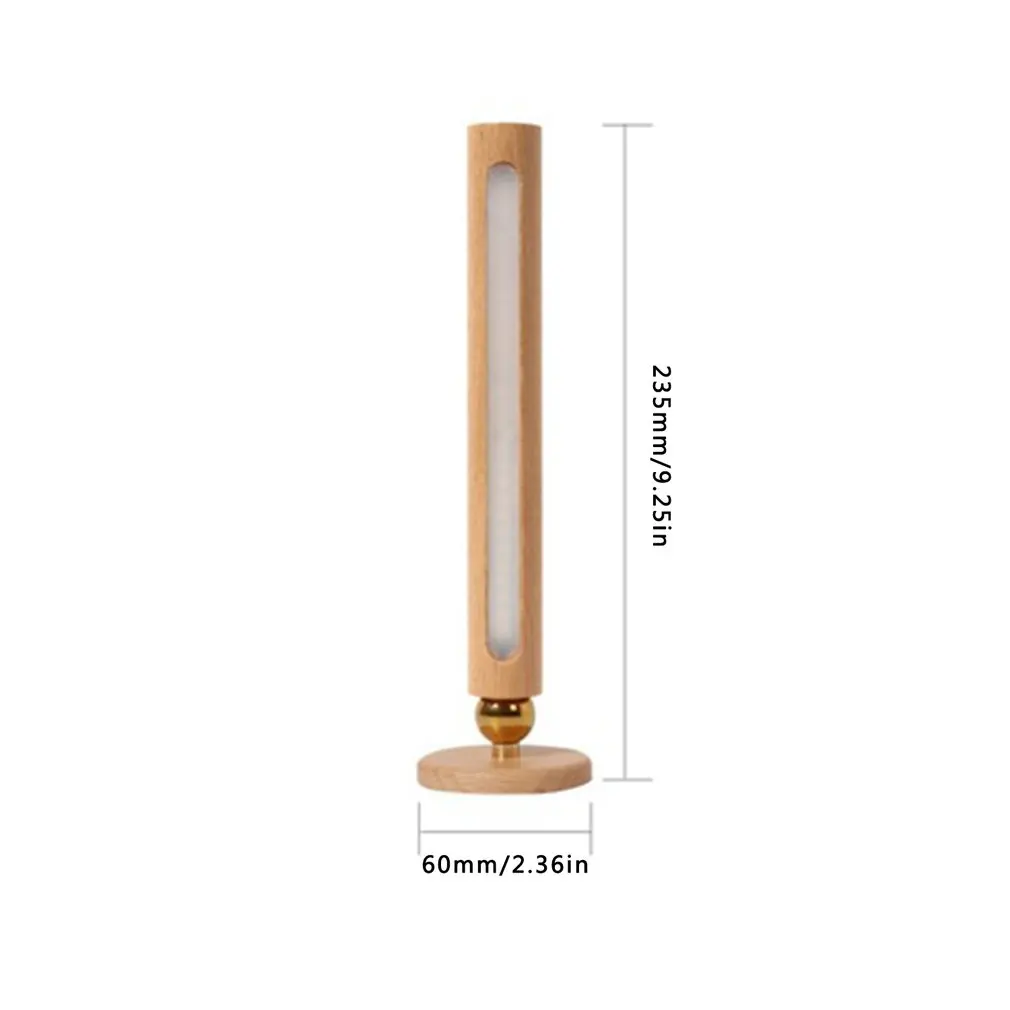Wood Indoor Wall Light USB Charging 360° Rotatable Adjustable Brightness Touch Switch Sconce Corridor Wall Lights Night Lamp wall lights indoor