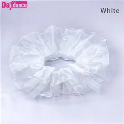 white Профессиональный для маленьких девочек пышная балетная юбка-пачка юбка Феи балетки одежда для сцены белая розовая балетная пачка - Цвет: white