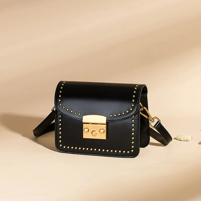 

Top quality designer brand new genuine cowhide leather flap women handbag vintage luxury shoulder bag tote purse pt01