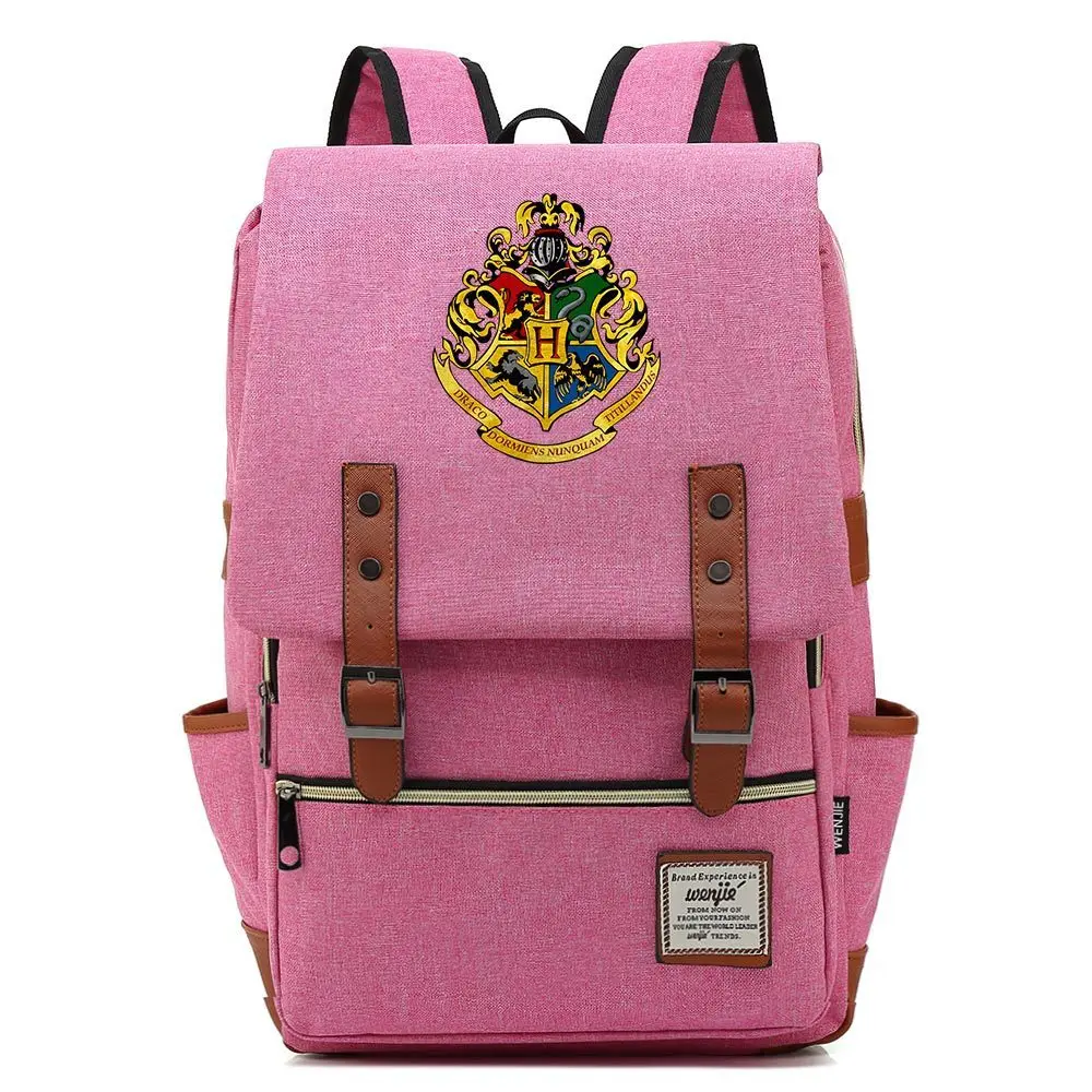 Новинка для Vip Link Magic Hogwarts Ravenclaw Слизерин Гриффиндор для мальчиков и девочек портфели для подростков сумки рюкзаки для женщин и мужчин - Цвет: color card picture