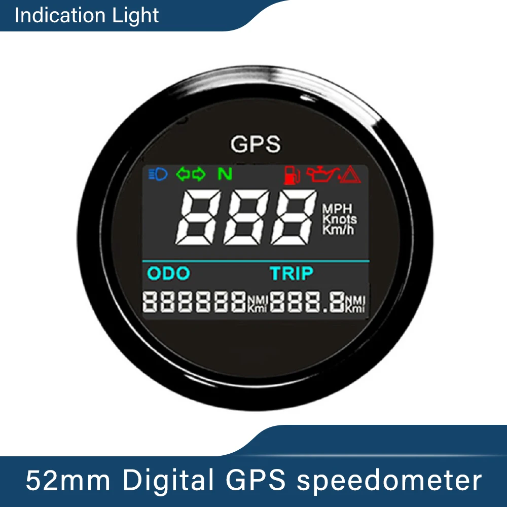 Universele Digitale Gps Snelheidsmeter Trip Meter Verstelbare  Kilometerteller Voor Boot Jacht Motorfiets Auto 2 \