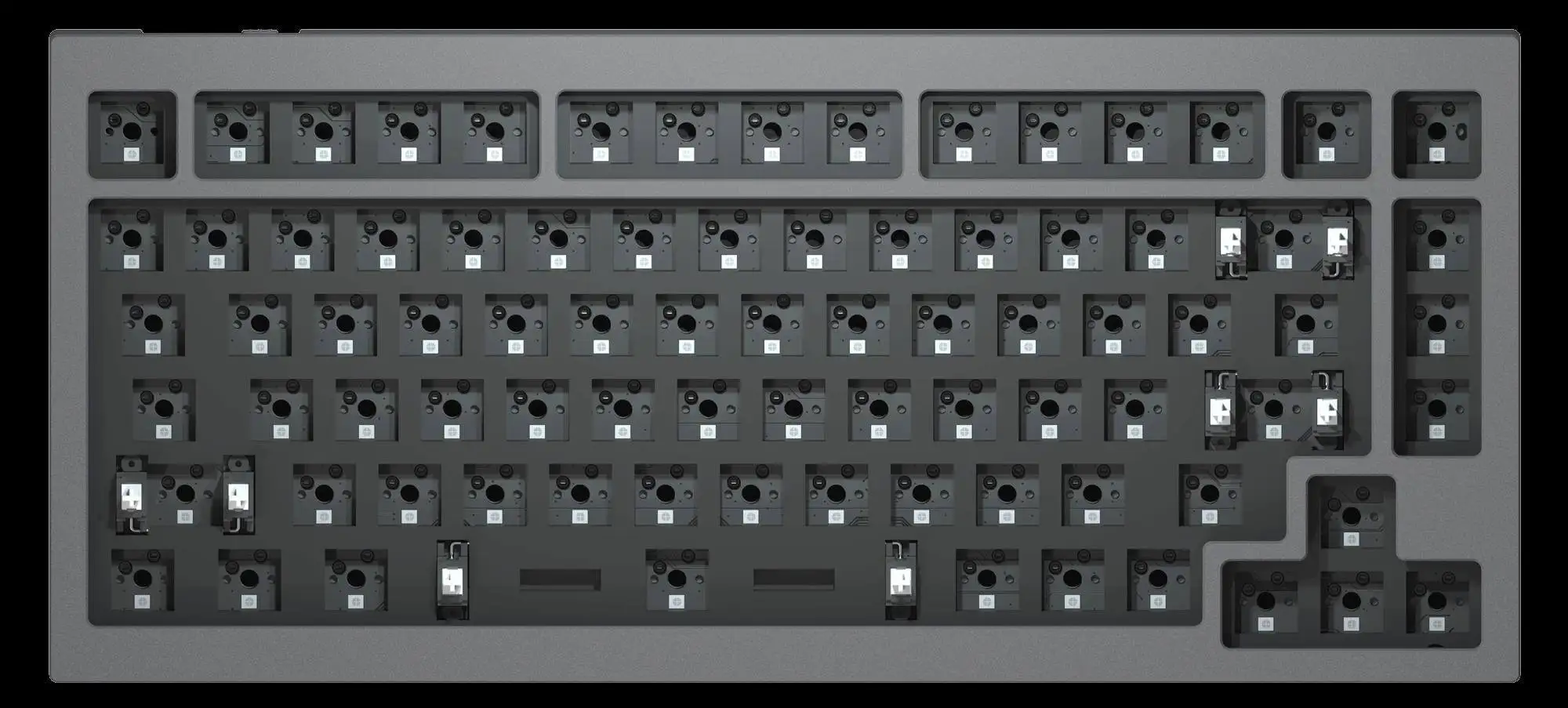 gaming computer keyboard Keychron Q1 Knob QMK Fully Assembled Custom Mechanical Keyboard 75% Layout Type-C Wired Keyboards for Mac Windows cheap computer keyboard