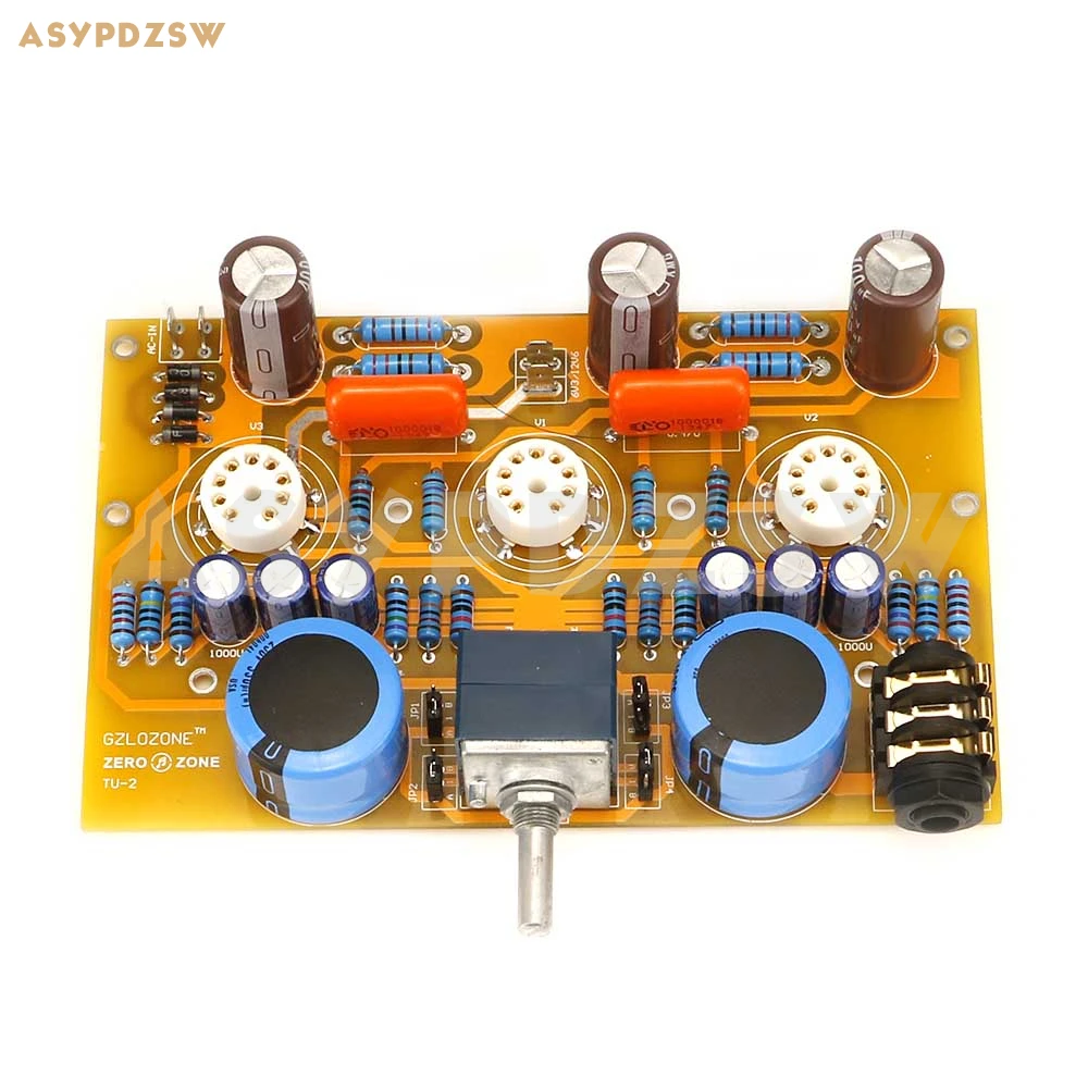 Tu2 (wcf Modified) 6n2+6n6 Tube Headphone Amplifier Pcb/diy Kit