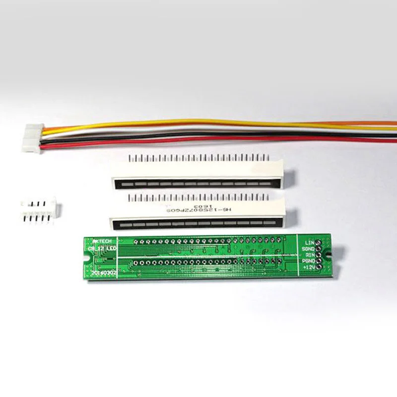 Двойной 12 стерео индикатор уровня DIY Kit светодиодный VU метр лампы светильник Регулируемая скорость для усилителей мощности