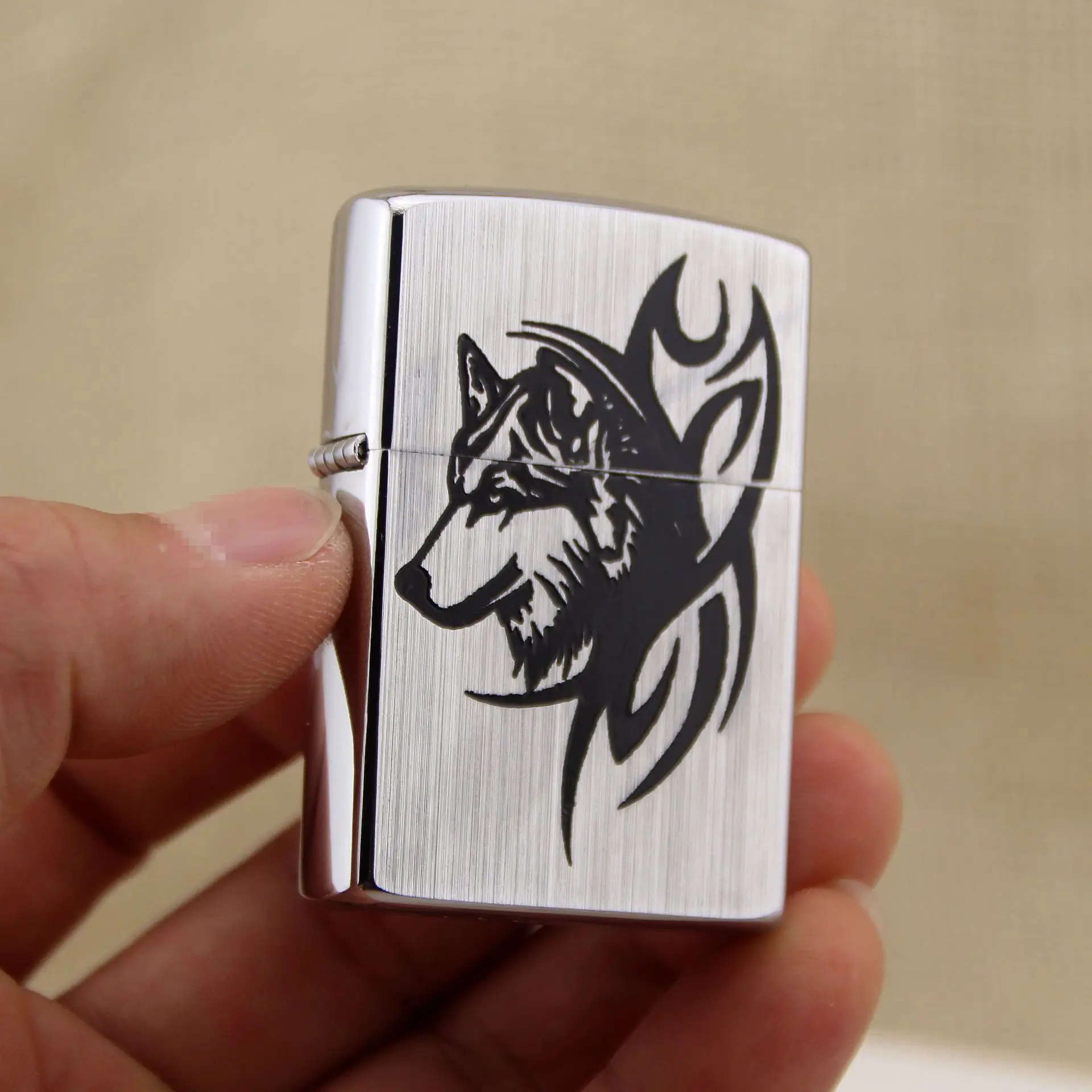 Оригинальная керосиновая Зажигалка zorro wolf для мужчин и женщин