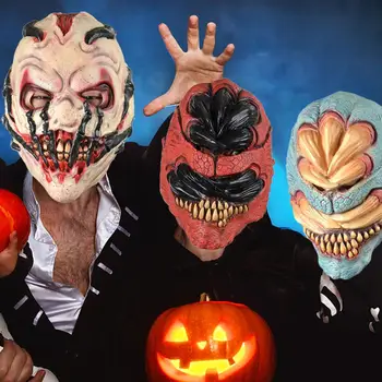 

Halloween Headgear New Horror Paw Magic Claw Pumpkin Beak UFO Alien Latex Mask Zombie Mask Role-playing Props
