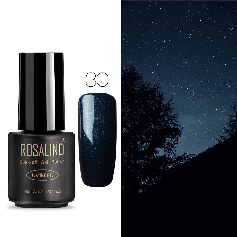 RA30 ROSALIND Гель-лак для ногтей Полупостоянный УФ для ногтей все для маникюрной основы верхнее покрытие Гель-лак для ногтей Лучший лак гель - Цвет: RA30