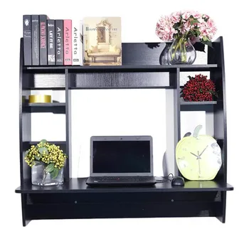 

Household Floor-standing Room-saving Computer Desks Simple Modern Simple Wall Built-up Laptop Table with Multi-function Storage