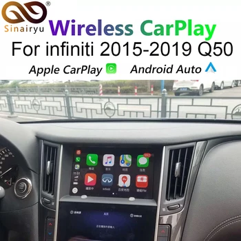 Price Wireless Apple Carplay For Infiniti 8inch Screen 2015-2019 Q50 Q60 Q50L QX50 Android Auto Mirror Wifi Car Play Airplay