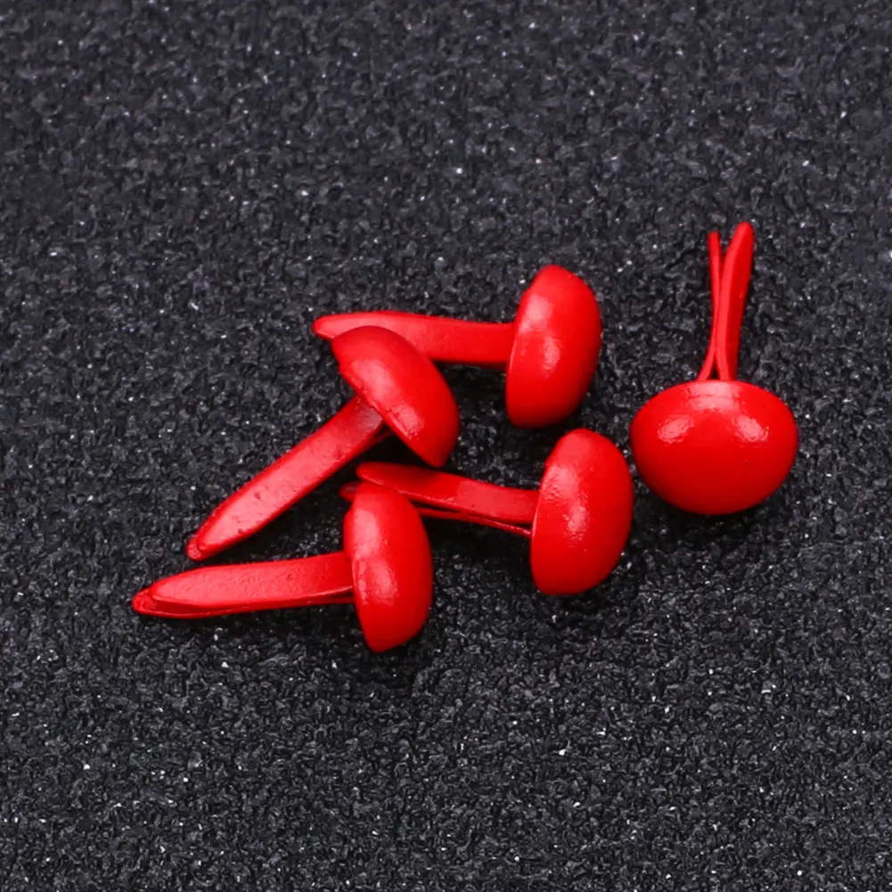5X8mm Red Балерина Типсы для ногтей Макияж Поддельные ногти Красота скрапбук мини Брэд 50 шт по 50 шт - Цвет: 5X8mm Red