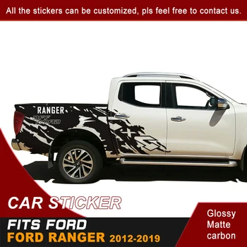 

Fit For Ford Ranger T6 T7 T8 2012-2019 Car Decals Side Door Rear Trunk Mud 4X4 Off Road Graphic Vinyls Car Accessorie Stickers