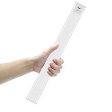 Новейшая 40 см(15,75 дюйма) светодиодная подсветка под шкаф 1500mA ночник с датчиком движения магнитный для шкафа кухни wordrobe SC40