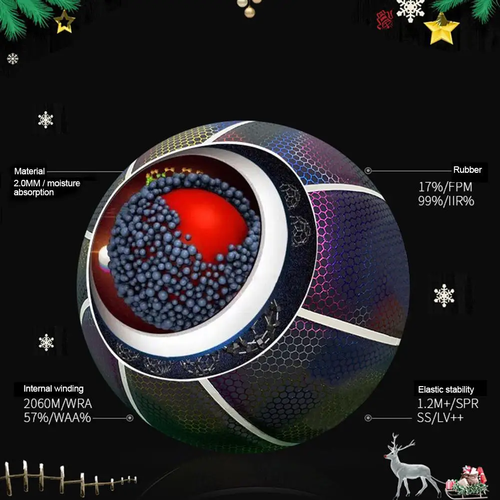 Светящаяся баскетбольная Ночная игра уличная полиуретановая светящаяся