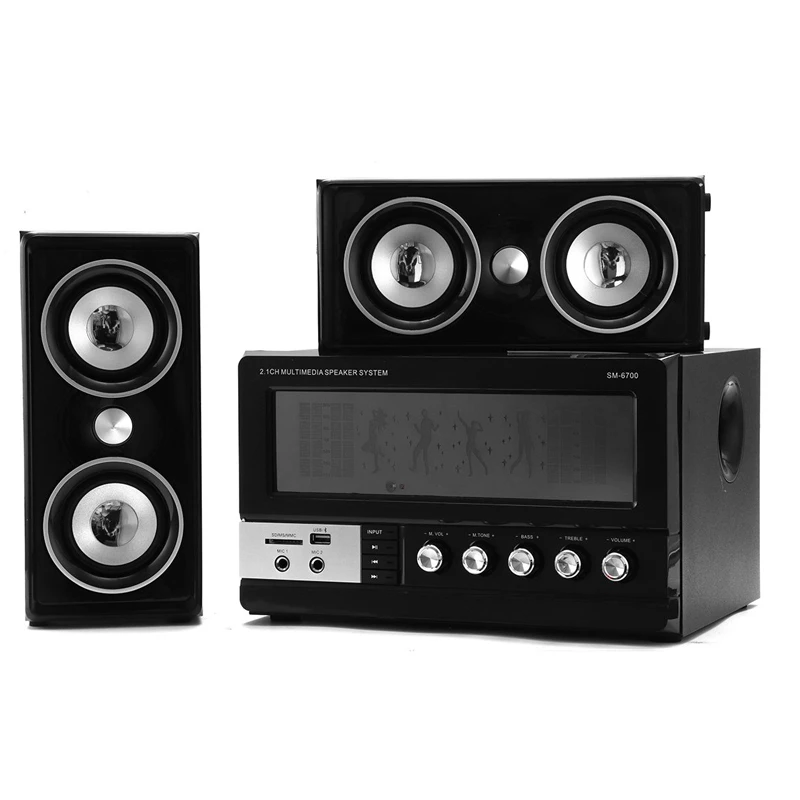 multimedia speaker system with bluetooth