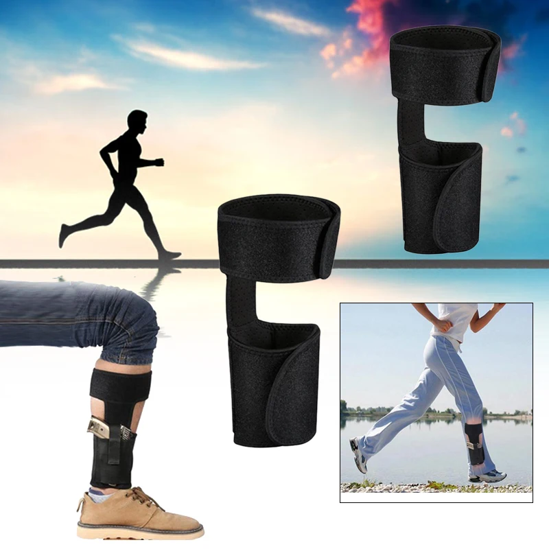Tactical Adjustable Concealed Calf Wrap-Around Leg Holster For Pistol Holder