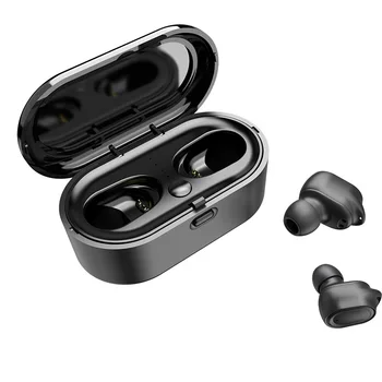 

Mini Earphone Wireless Bluetooth Headset Mini 5.0 Binaural Waterproof TWS Sports Headset Waterproof Bass Invisible USB F4060