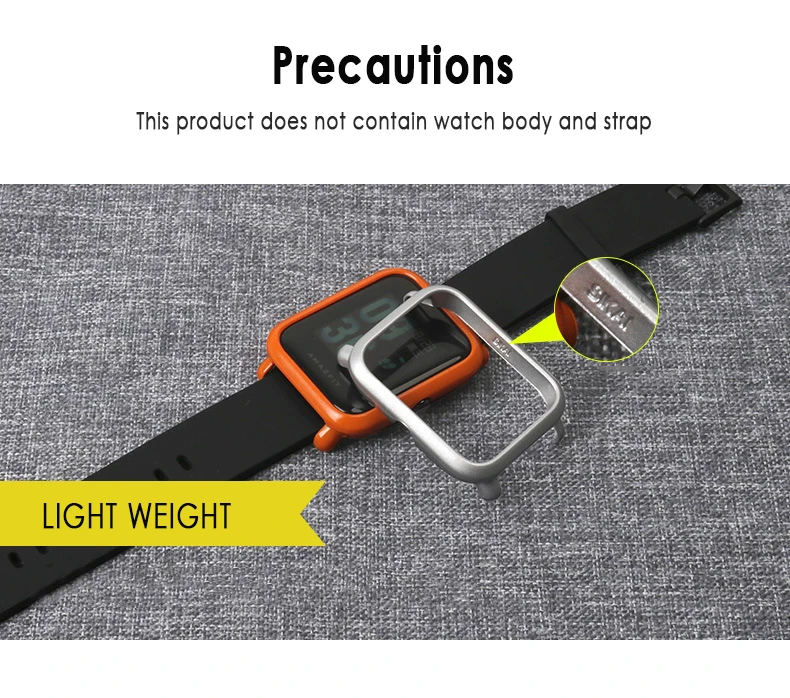 Смарт-часы защитный чехол для Xiaomi Huami Amazfit Bip Bit Молодежная красочная Рамка Тонкий защитный чехол для ПК оболочка для amazfit bip