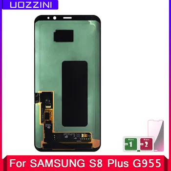 

2 Pcs Super AMOLED Lcds S8 Plus For Samsung Galaxy S8 Plus G955 G955F G955A G955T G9550 LCD Display Touch Screen Assembly