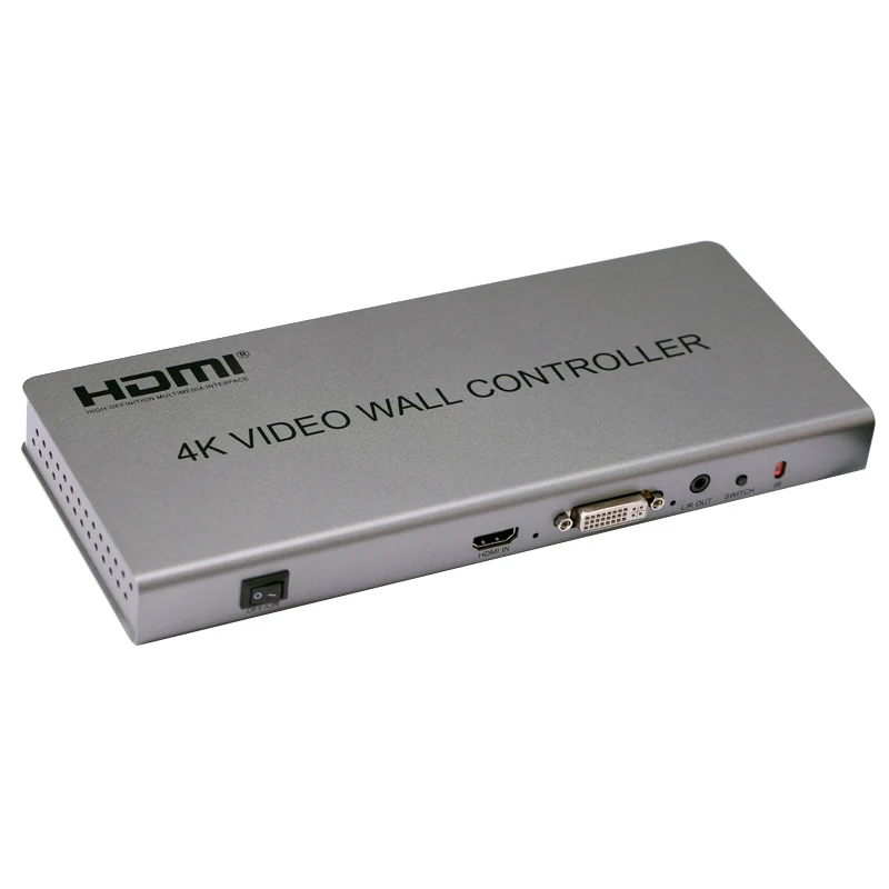 4K HDMI видео настенный контроллер 1X2 2X2 1X4 1 HDMI DVI вход 4 HDMI выход 4K тв процессор изображения сшитый видео настенный процессор
