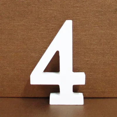 White Wooden Alphabet Letter for Personalized DIY Art and Home Decor, 10cm