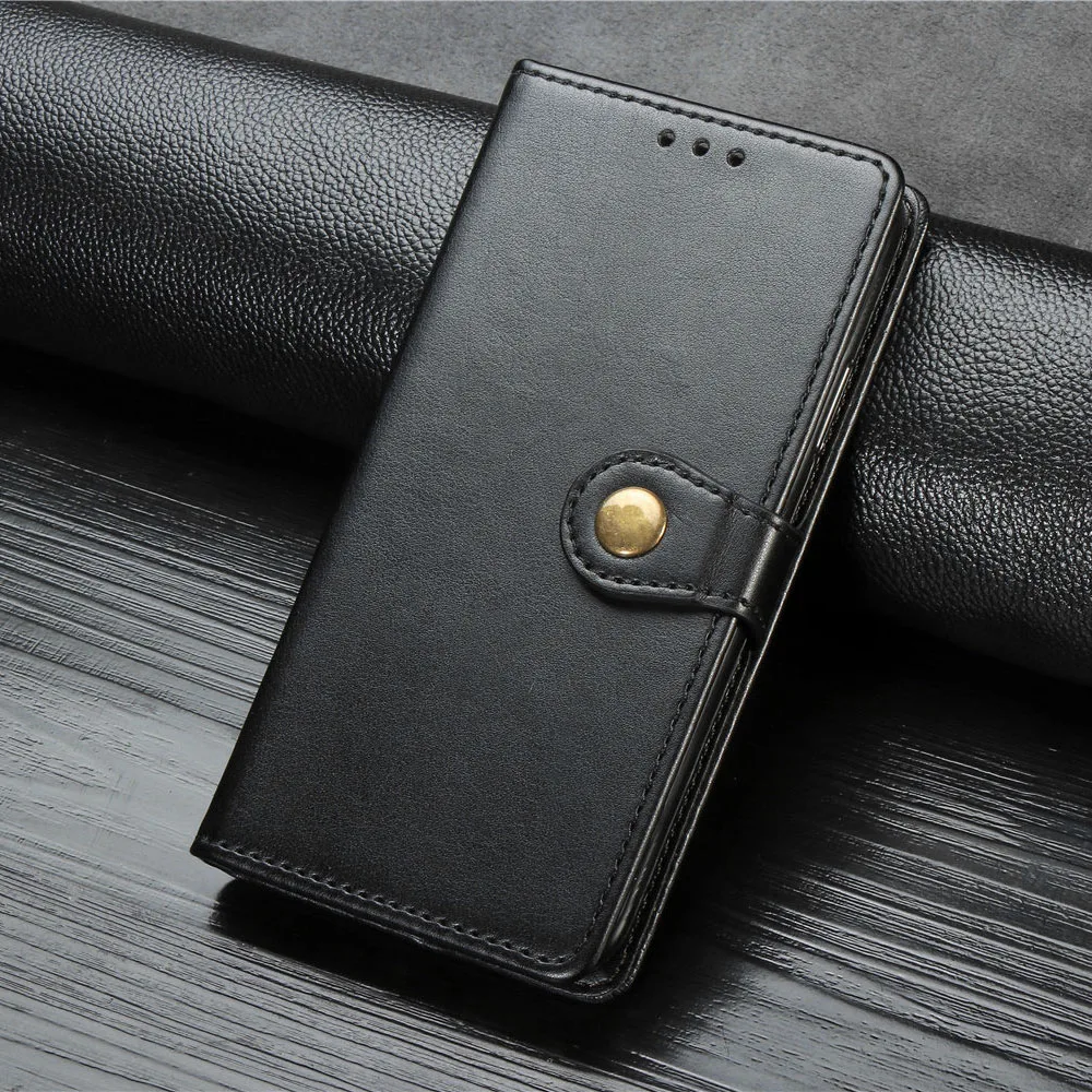 Чехол для Xiaomi Redmi 9 9C 8 7 6A роскошная серия деловой Чехол-книжка из искусственной