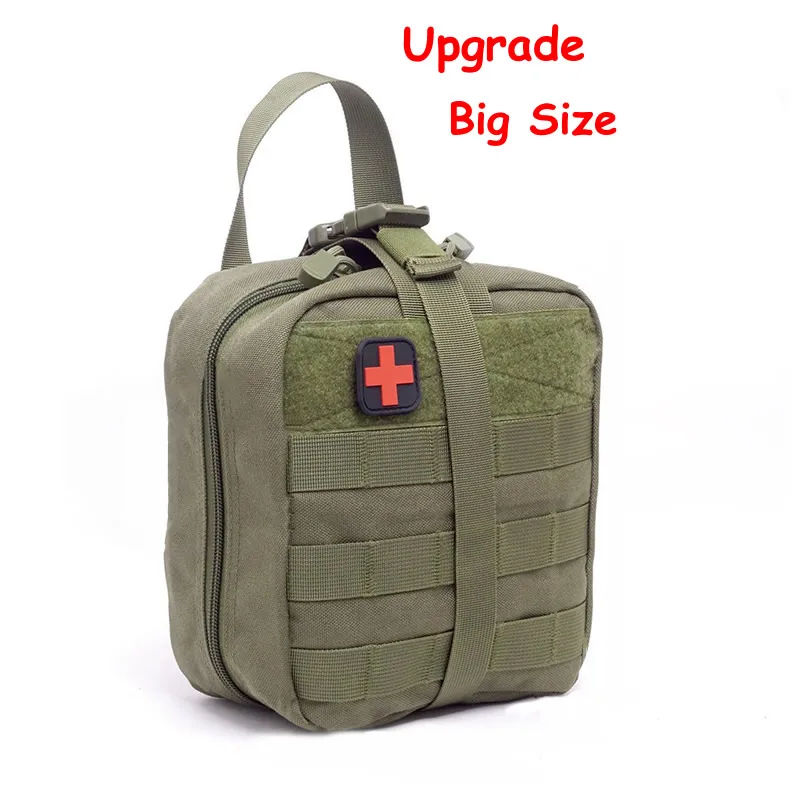 

Tactical First Aid Pouch Patch Bag 1000D Nylon Molle Military IFAK Medical Kit Outdoor EMT Emergency EDC Rip-Away Survival Pack