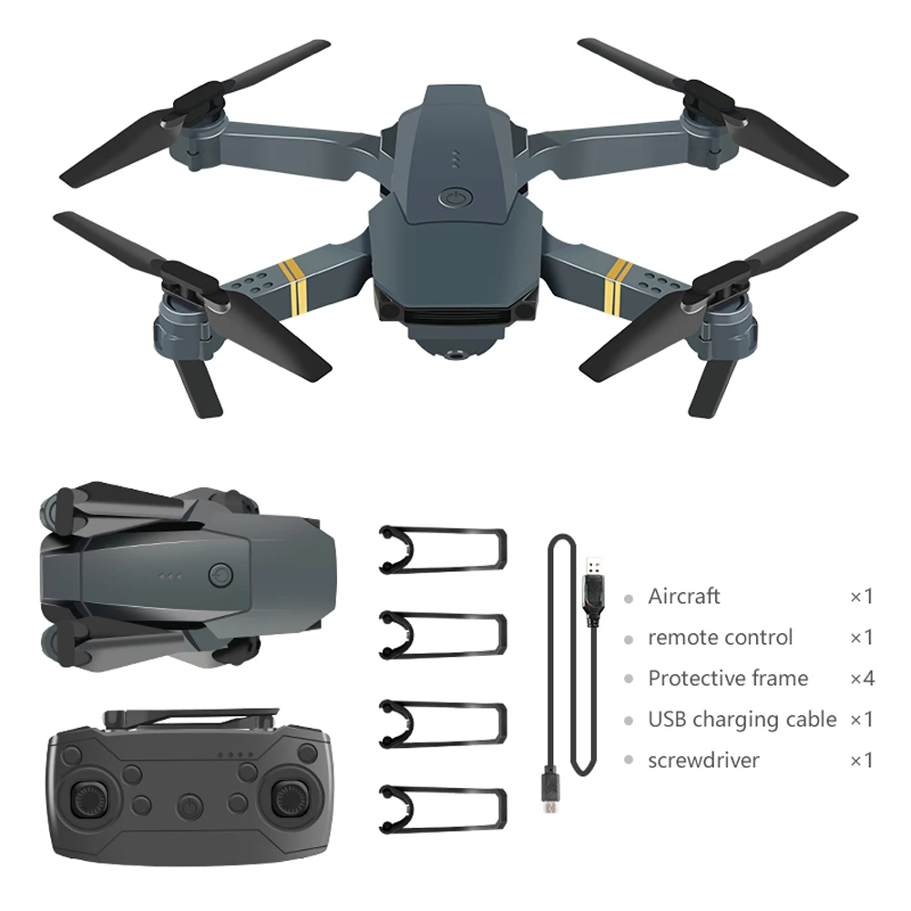 Складной Радиоуправляемый Дрон Wifi камера 1080P FPV 5MP HD воздушная видео Радиоуправляемый квадрокоптер самолет игрушки для детей