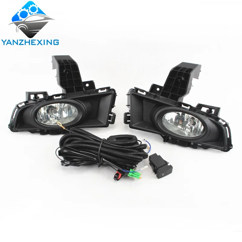 Высококачественный ПТФ в передний бампер для Mazda 3 Sedan 4D 2007-2009Full Kit W/Жгут лампы H11 12V 55W Противотуманные фары