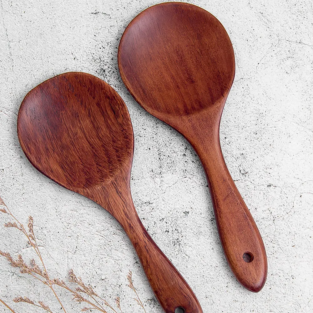Лопатка для еды, деревянная ложка для бара, рисовая ложка, кухонная посуда, кухонный инструмент, столовая, Ресторан