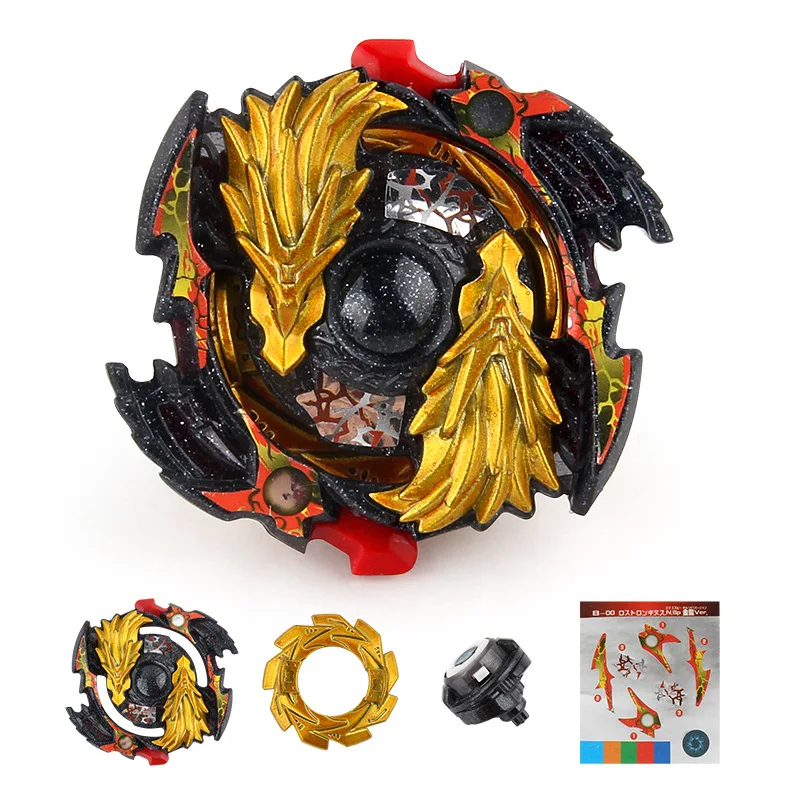 Burst Spinner B-00 Lost St. Jinlong Lost Left вращающийся навалом Одиночная модель сплав гироскоп игрушка