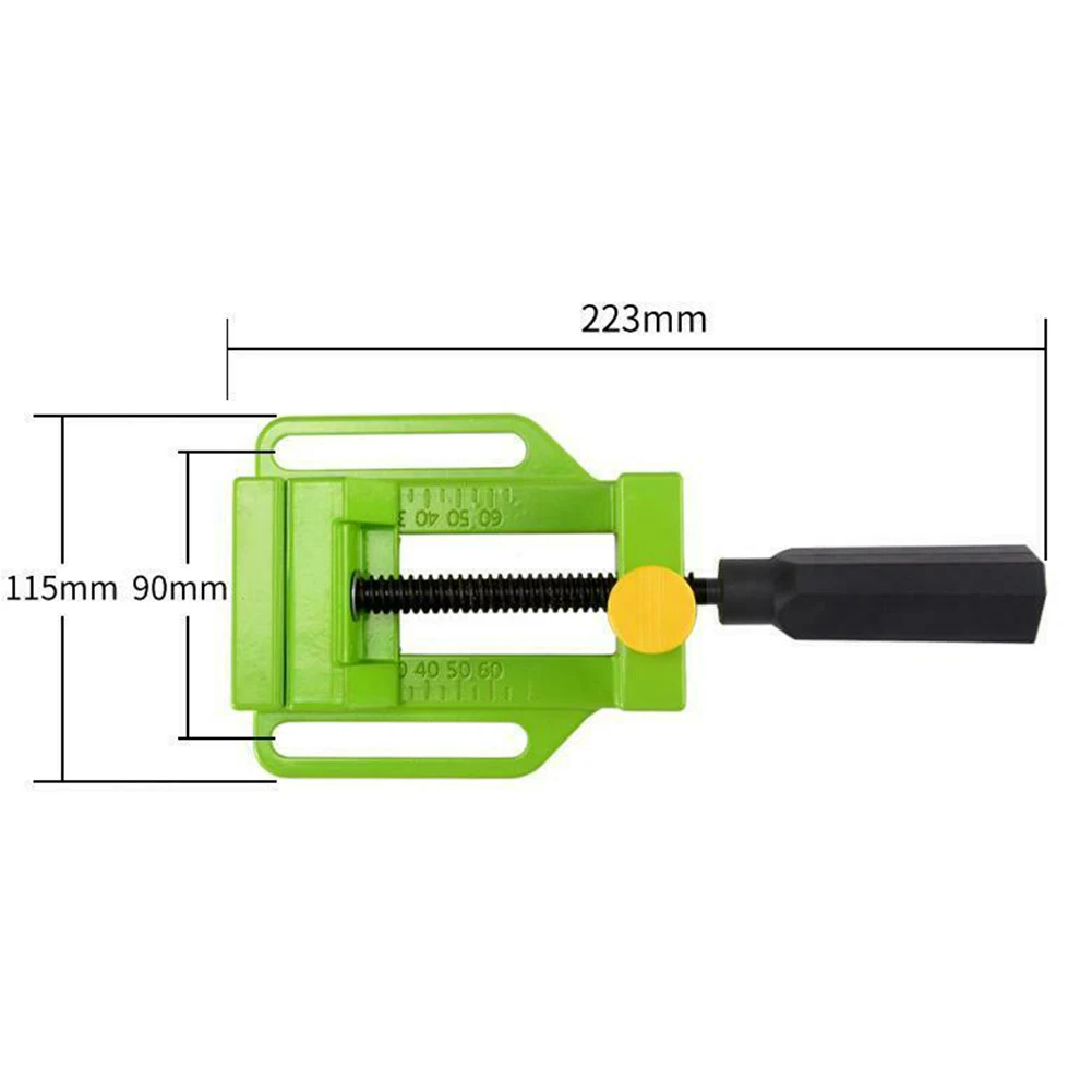 2,5 дюймов многоцелевой сверлильный стол тиски прочный шлифовальный одной ручкой DIY ремонт быстрый выпуск точный Универсальный
