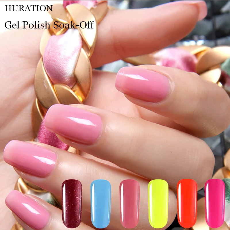 Huration Горячая продажа обычный гель лак телесного цвета для ногтей 29 цветов основа