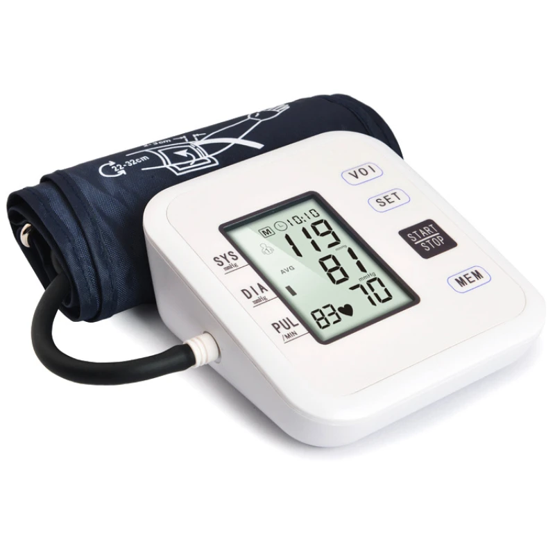 

Medical Automatic Digital Upper Arm Blood Pressure Monitor BP Tonometer Meter Arm Sphygmomanometer Tensiometer Arterial Pressure