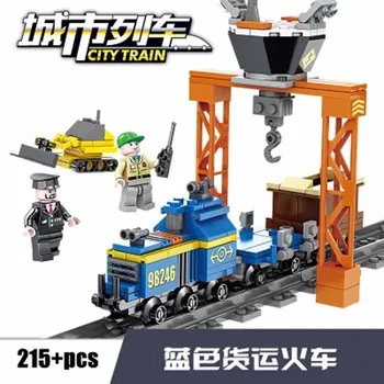 

Kaizhi new 98244-49 steam freight train children puzzle DIY small particle assembly toy toy gift