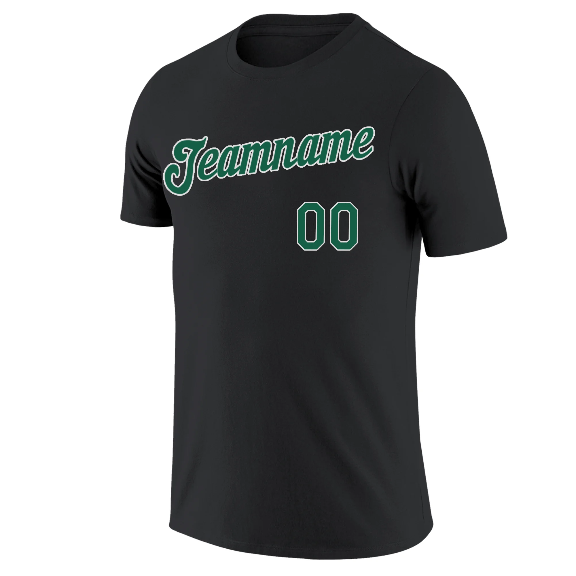 New Trend Black Men's Short-Sleeved Printed T-shirt Fashion Streetwear Running Cycling Jersey Sports Training Shirt Big Size