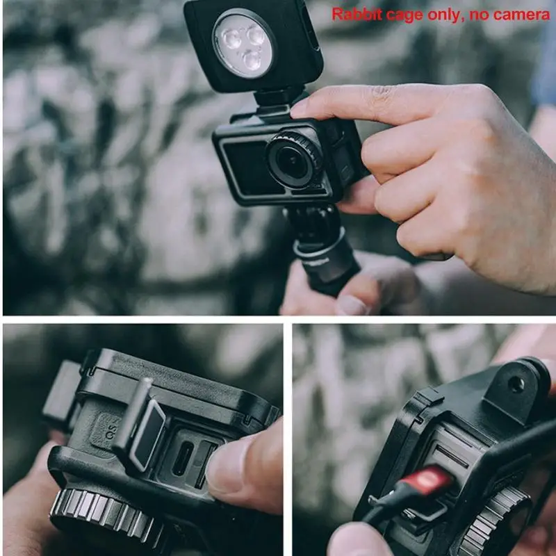 OSMO ACTION camera Cage защитный чехол для DJI Осмо камера оболочка поддержка Vlogging аксессуары Action Frame корпус крышка N1H5
