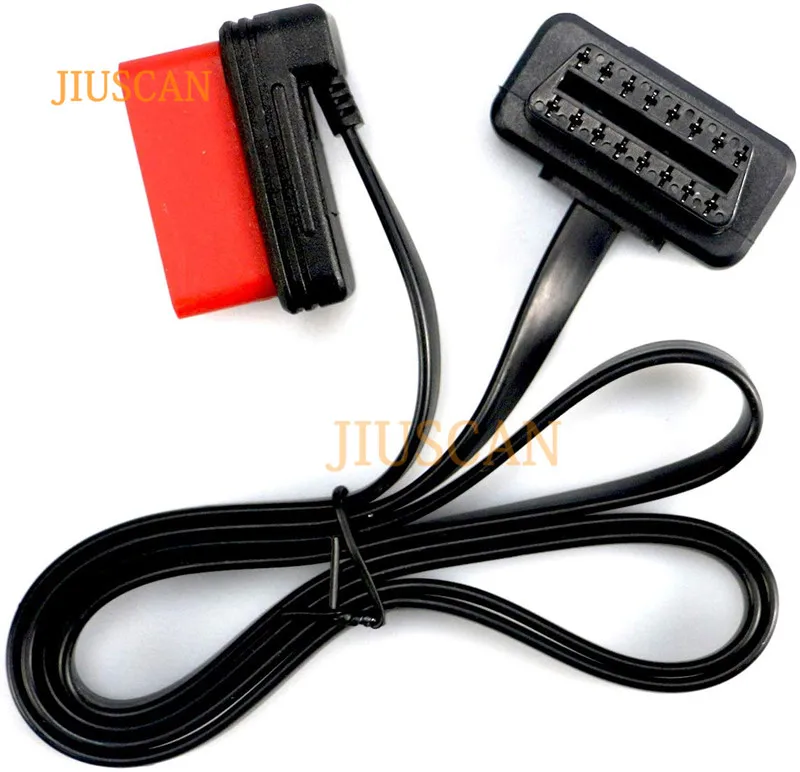 JIUSCAN OBDII удлинитель длинный obd2 Кабель gps плоский провод удлинитель obdii кабель gps OBD линия Поддержка CAN шина совместима