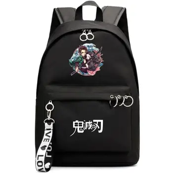 

Demon Slayer Kimetsuno Yaiba Backpack Casual Women&Men Travel Backpack Teenage Girl School Bag Quality Backbag Mochilas Female