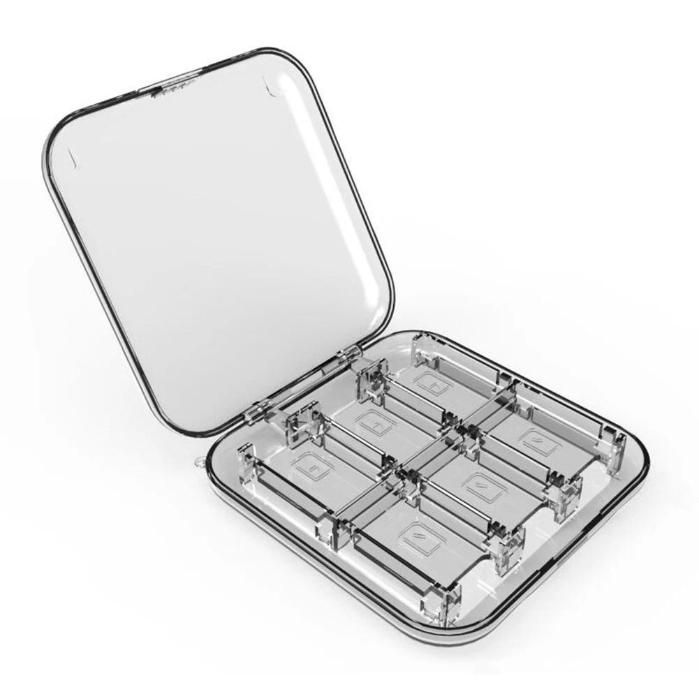 12 Slots PC Anti-dust Game Card Case Cartridge Storage Box Holder for Switch