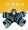 5 4 3Holes Pet Cat Tunnel Funny Toys for cats Foldable Cat Toys Interactive Cat